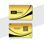 Gold Business Card | Matte Business Card | Byte Works