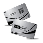 Silver Business Card | Metal Business Card | Byte Works