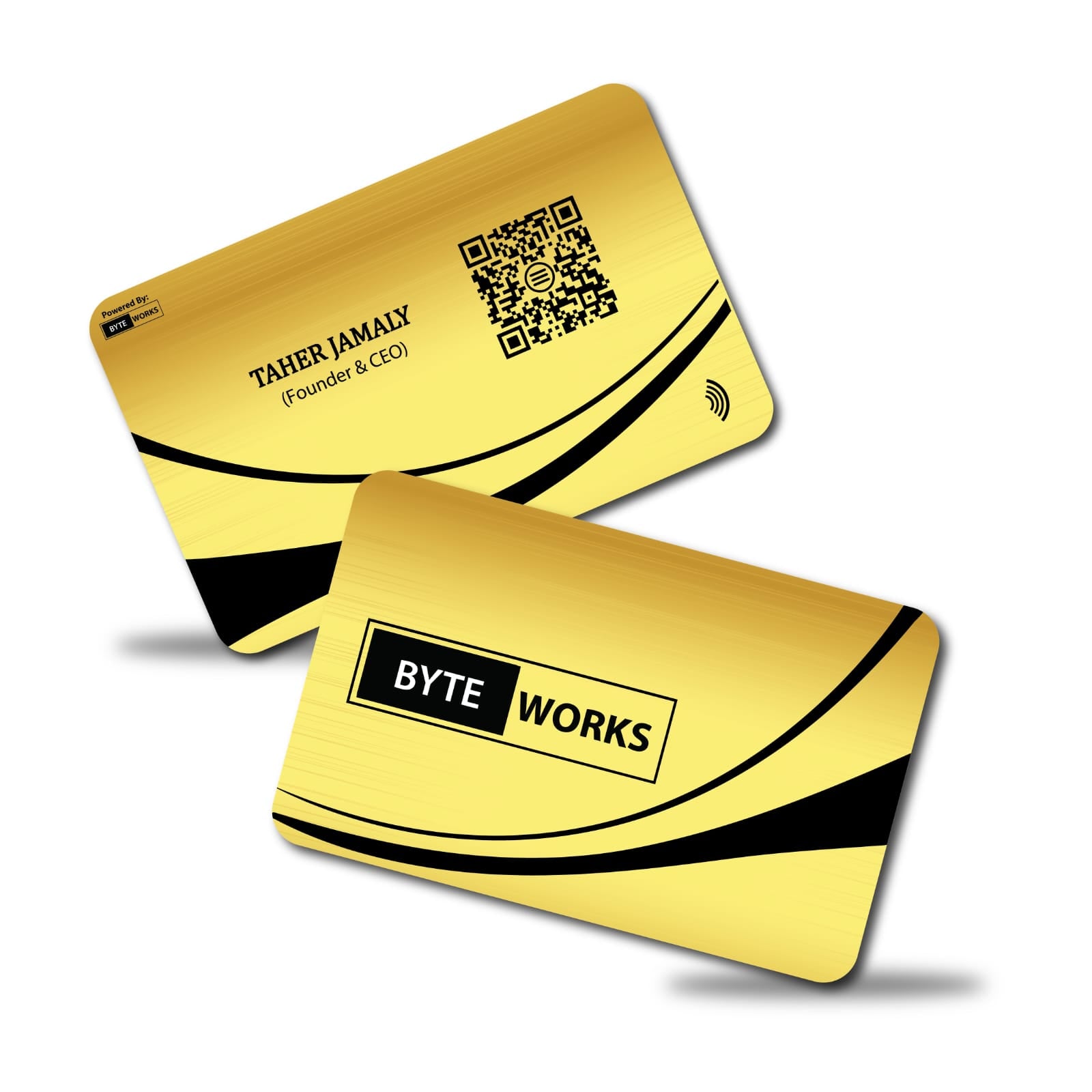 Gold Business Card | Matte Business Card | Byte Works