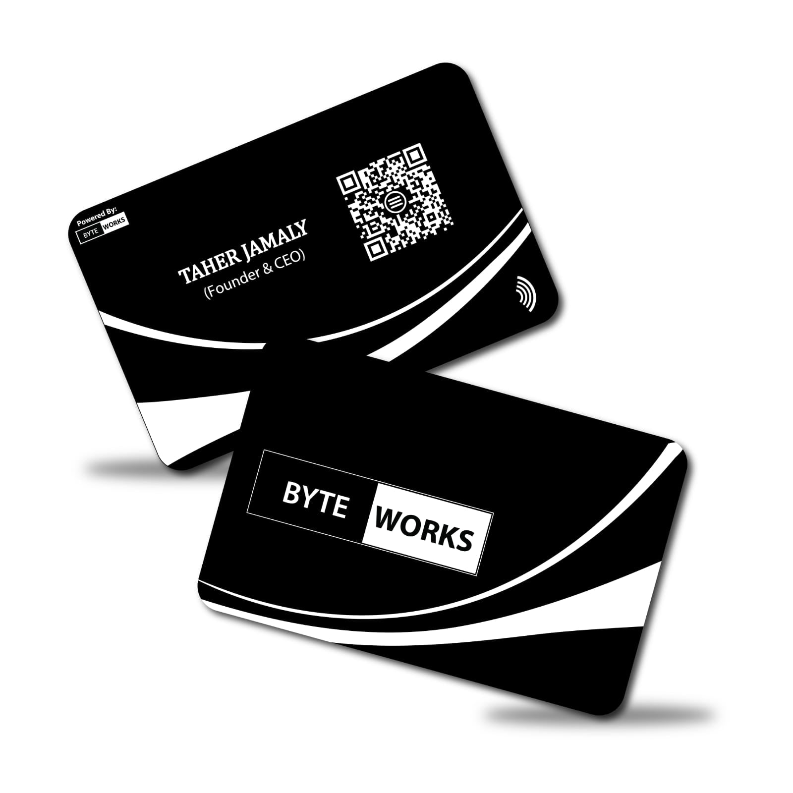 Black Business Card | Metal Business Card | Byte Works